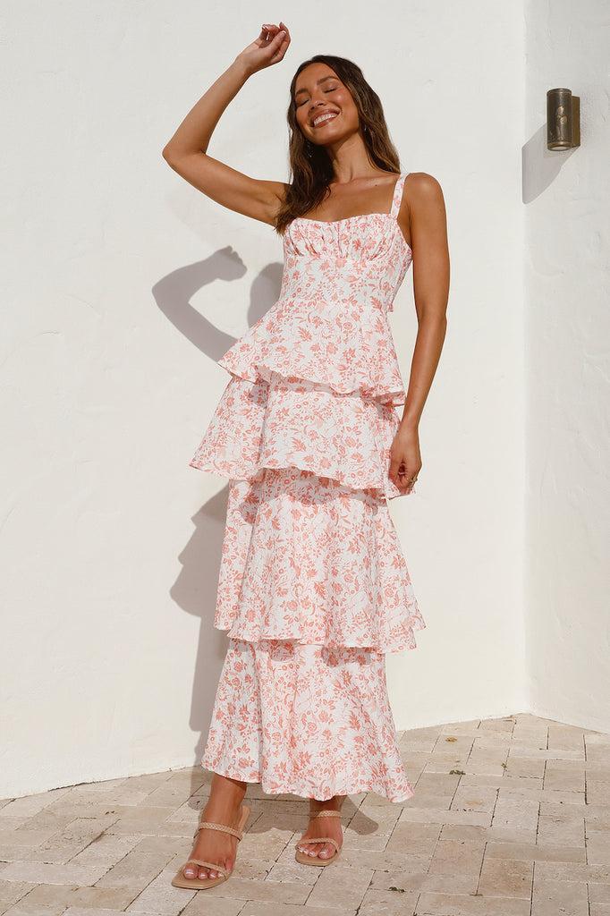 Misunderstood Maxi Dress Orange Product Image