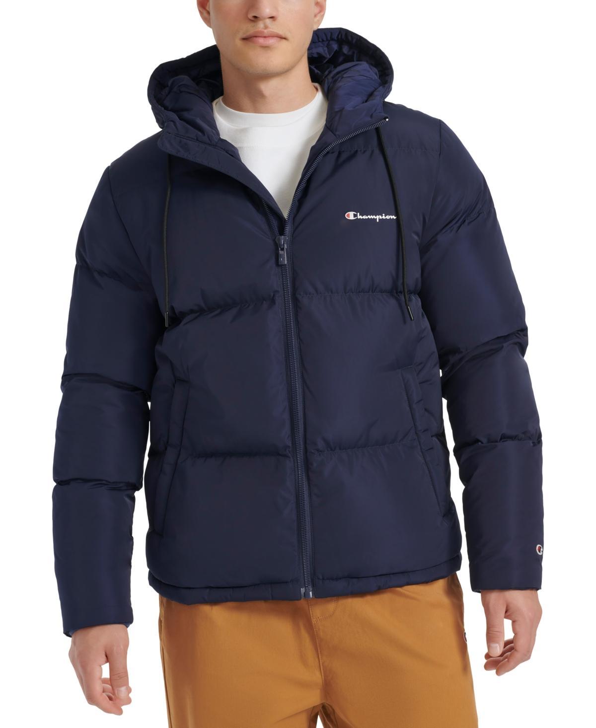 Champion Mens Quilted Full-Zip Hooded Puffer Jacket Product Image