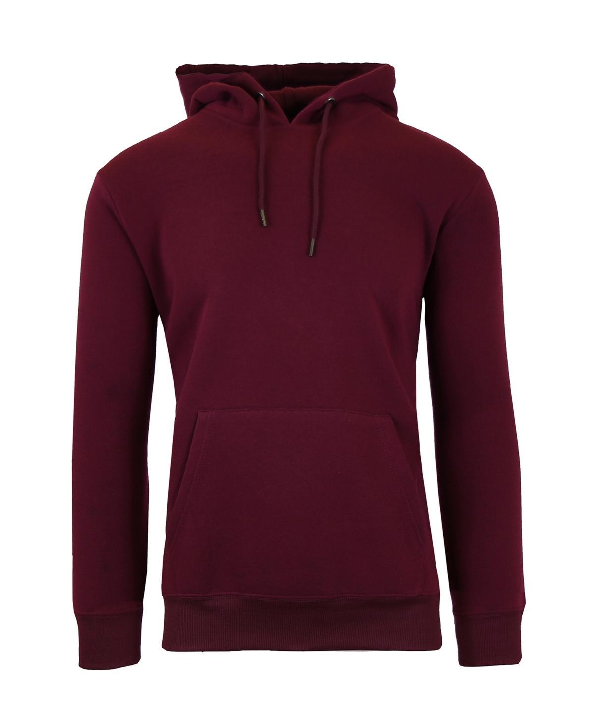 Galaxy By Harvic Mens Oversized Slim-Fit Fleece-Lined Pullover Hoodie Product Image