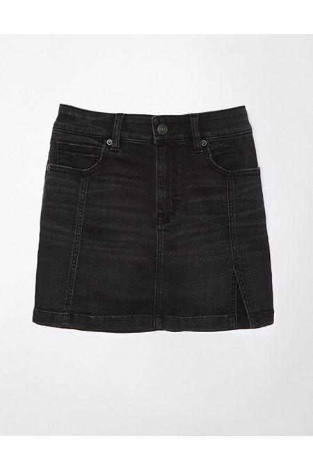 AE Next Level High-Waisted Denim Mini Skirt Womens Product Image