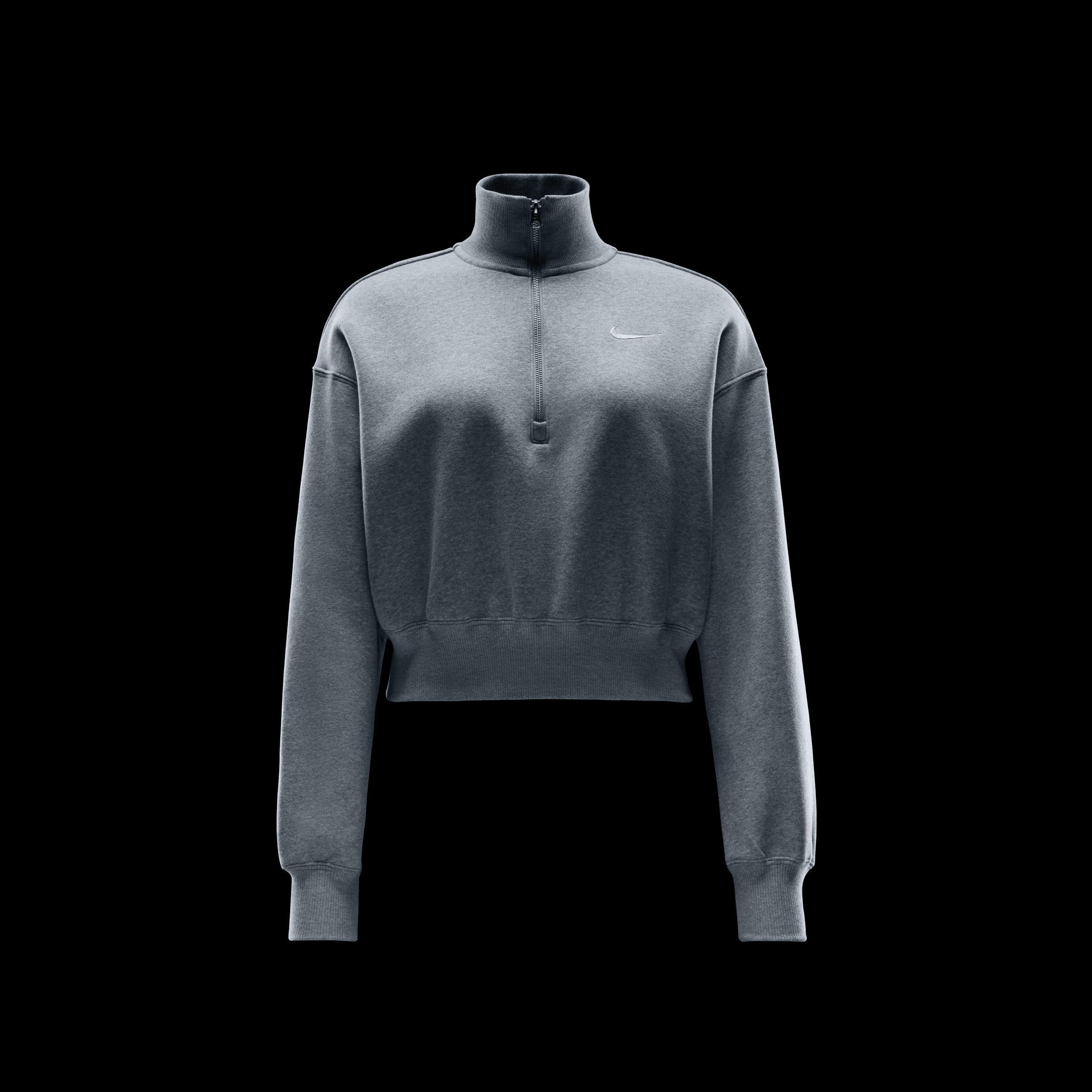 Women's Nike Sportswear Phoenix Fleece 1/2-Zip Cropped Sweatshirt Product Image