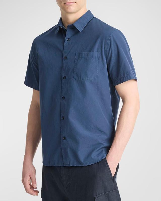 Mens Garment-Dyed Poplin Sport Shirt Product Image