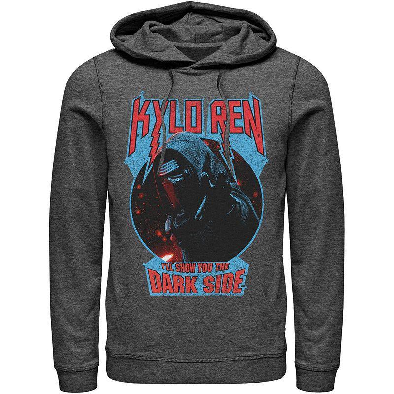 Mens Star Wars Kylo Ren Show You The Dark Side Metal Text Hoodie Product Image