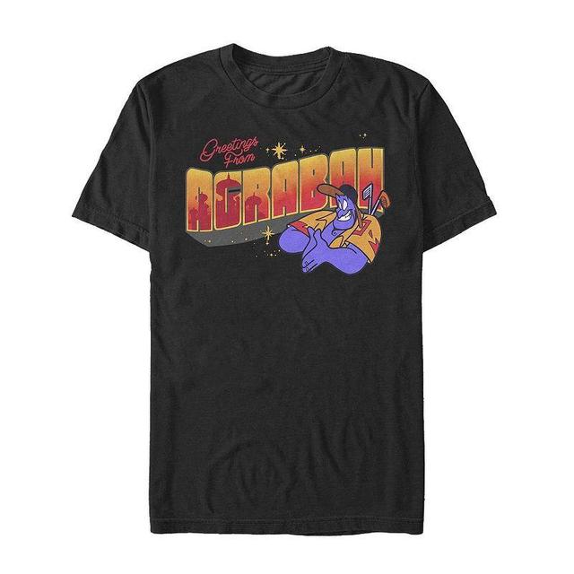 Mens Disneys Aladdin Travel Tee Black Product Image