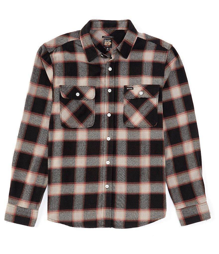 Brixton Long Sleeve 20th Anniversary Bowery Plaid Flannel Shirt Product Image