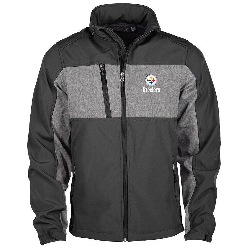 Mens Dunbrooke Pittsburgh Steelers Circle Zephyr Softshell Full-Zip Jacket Product Image