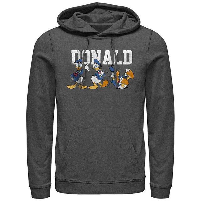 Mens Donald Duck Many Moods Graphic Hoodie Grey Heather Product Image