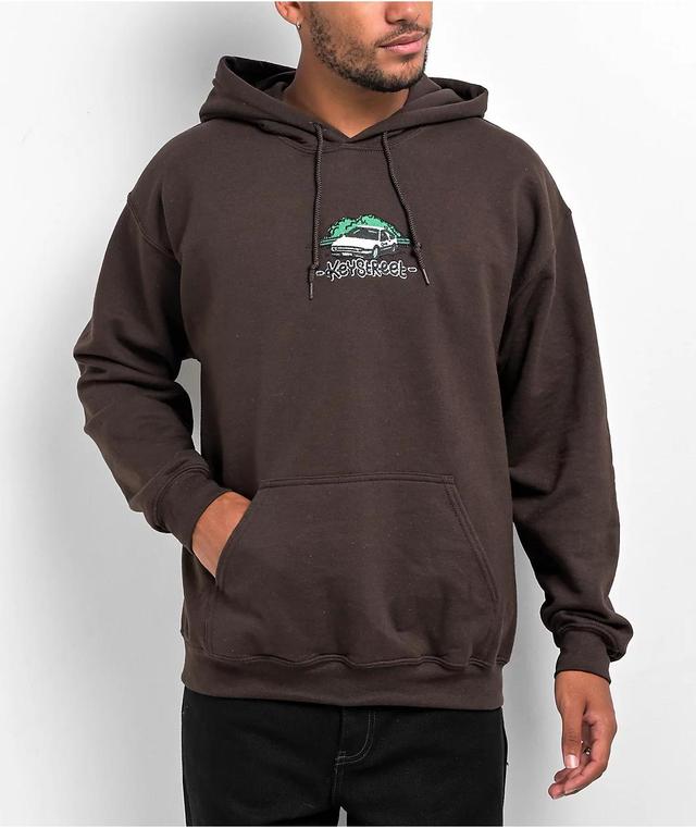 Key Street Scenic Drive Brown Hoodie Product Image