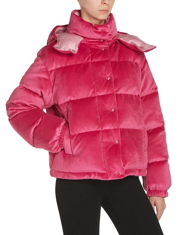 Moncler Daos Velvet Down Puffer Jacket Product Image