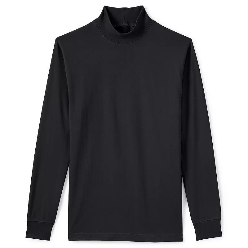 Big & Tall Lands End Super Mock Turtleneck, Mens Product Image