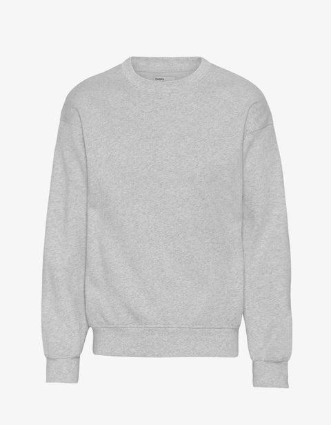 Organic Oversized Crew - Heather Grey product image