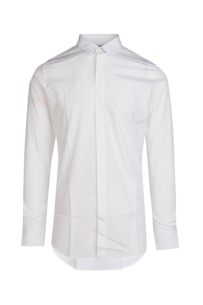 Poplin Tailored Shirt In White Product Image