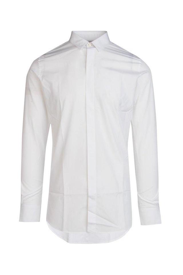 Poplin Tailored Shirt In White Product Image