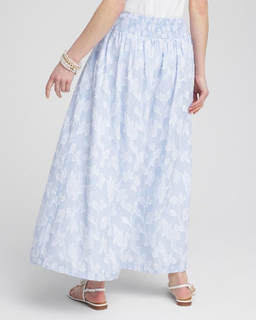 Floral Jacquard Maxi Skirt Product Image