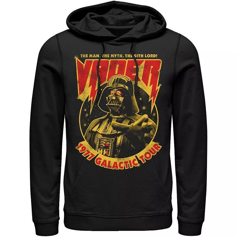 Mens Star Wars Vader 1977 Galactic Tour Metal Poster Hoodie Blue Product Image