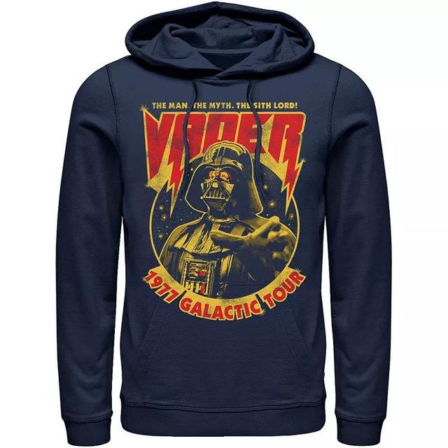 Mens Star Wars Vader 1977 Galactic Tour Metal Poster Hoodie Product Image