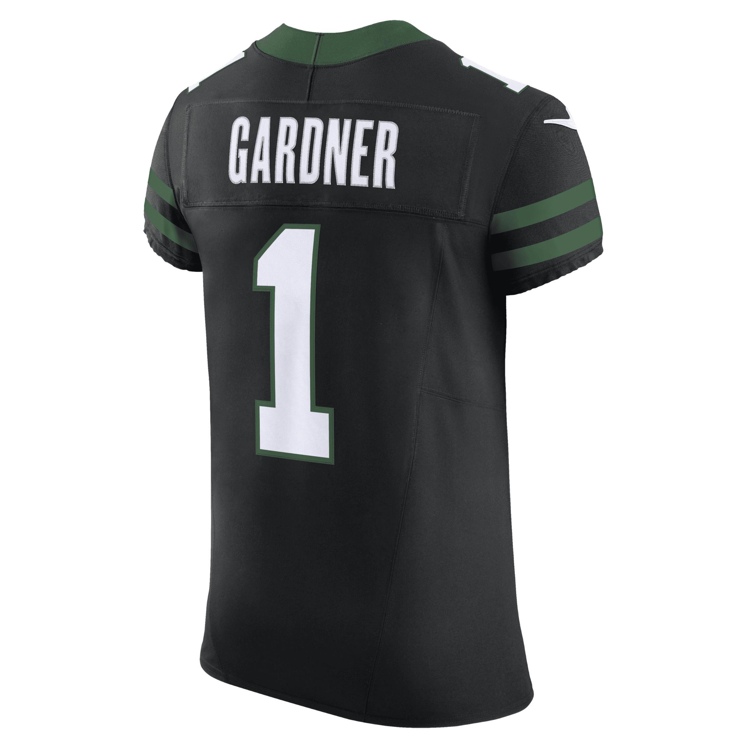 Mens Nike Ahmad Sauce Gardner Legacy New York Jets Alternate Vapor F.U.S.E. Elite Jersey Product Image