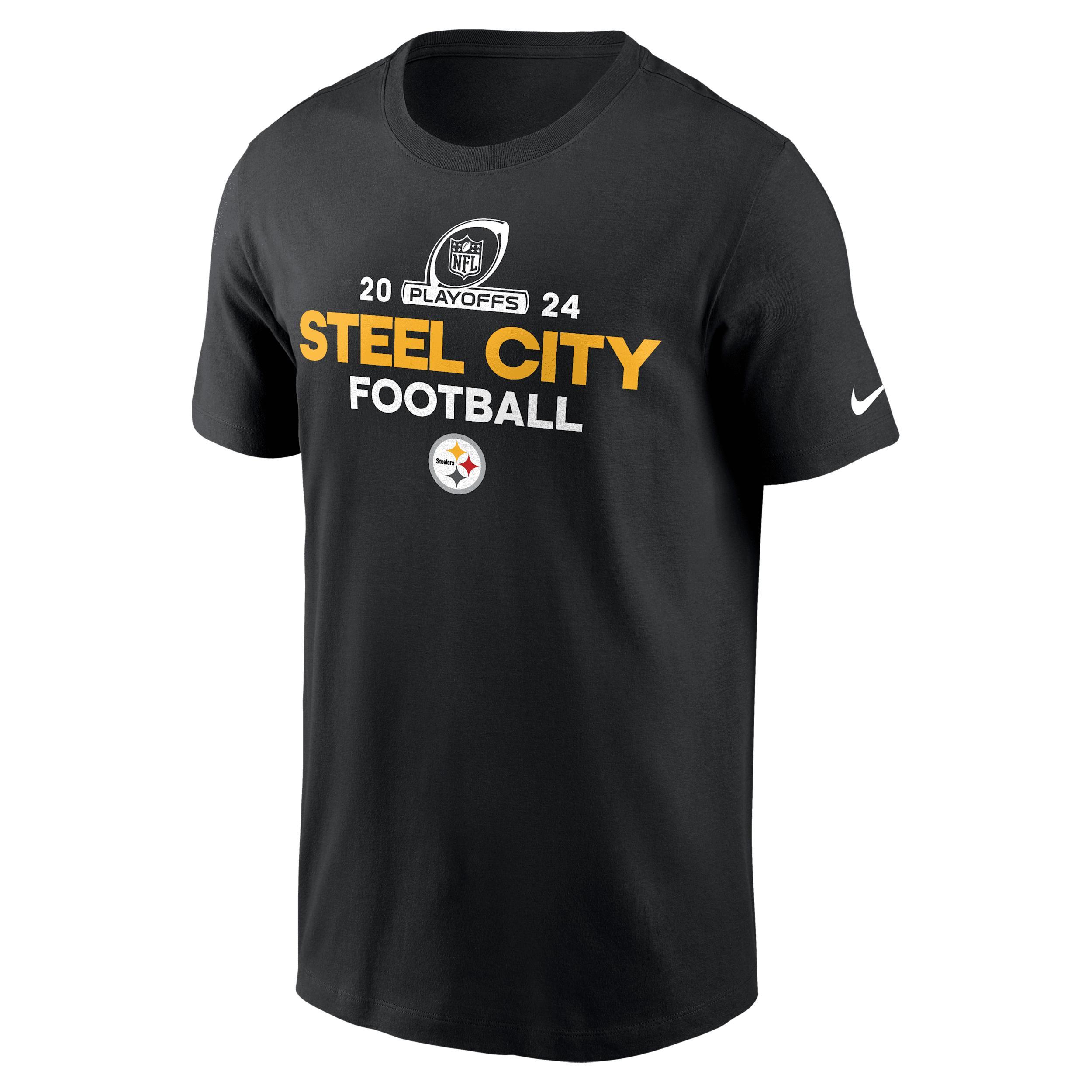 Pittsburgh Steelers 2024 NFL Playoffs Men's Nike NFL T-Shirt Men's Nike NFL T-Shirt Product Image