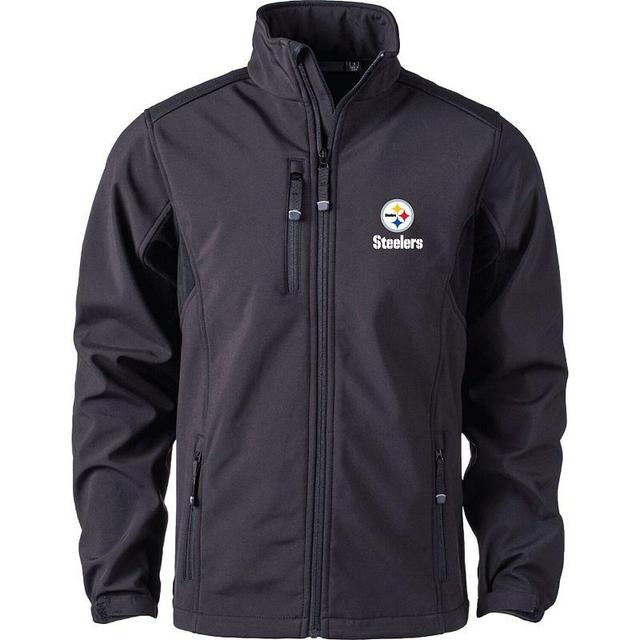 Mens Dunbrooke Pittsburgh Steelers Circle Softshell Fleece Full-Zip Jacket Product Image