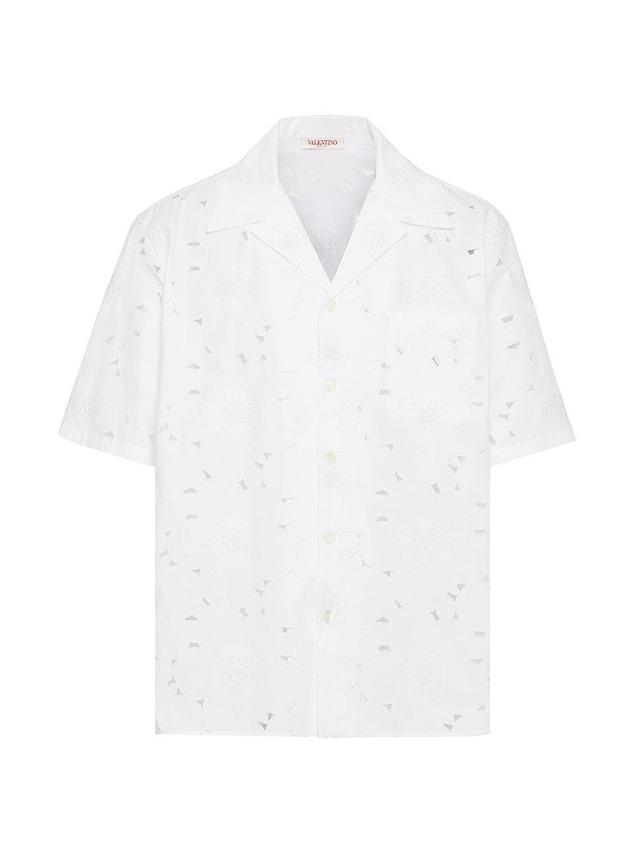 Mens San Gallo Cotton Bowling Shirt Product Image