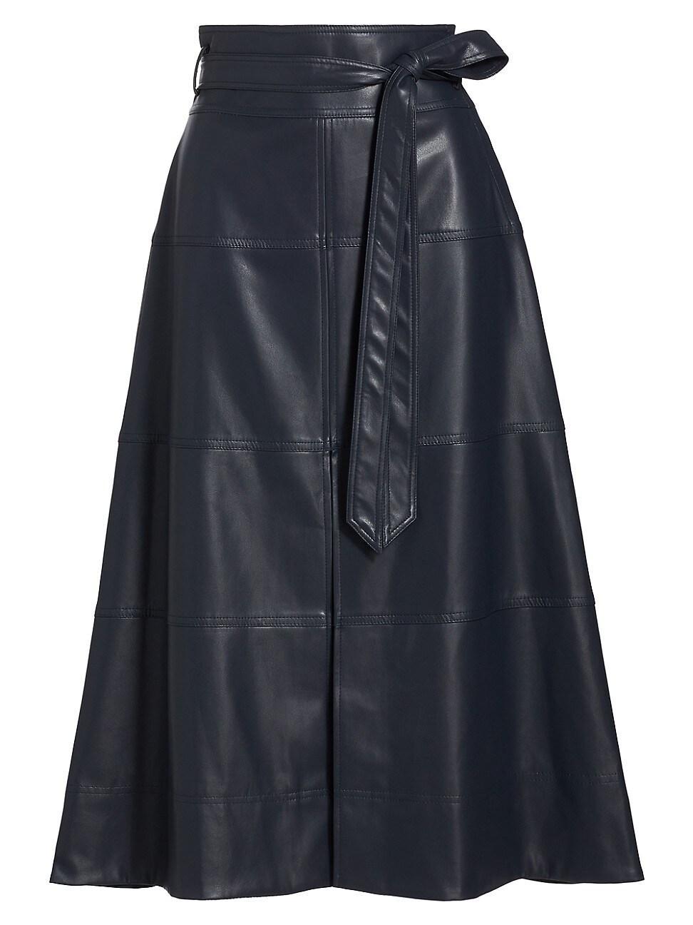 Womens Hudson Tie-Waist Midi-Skirt Product Image