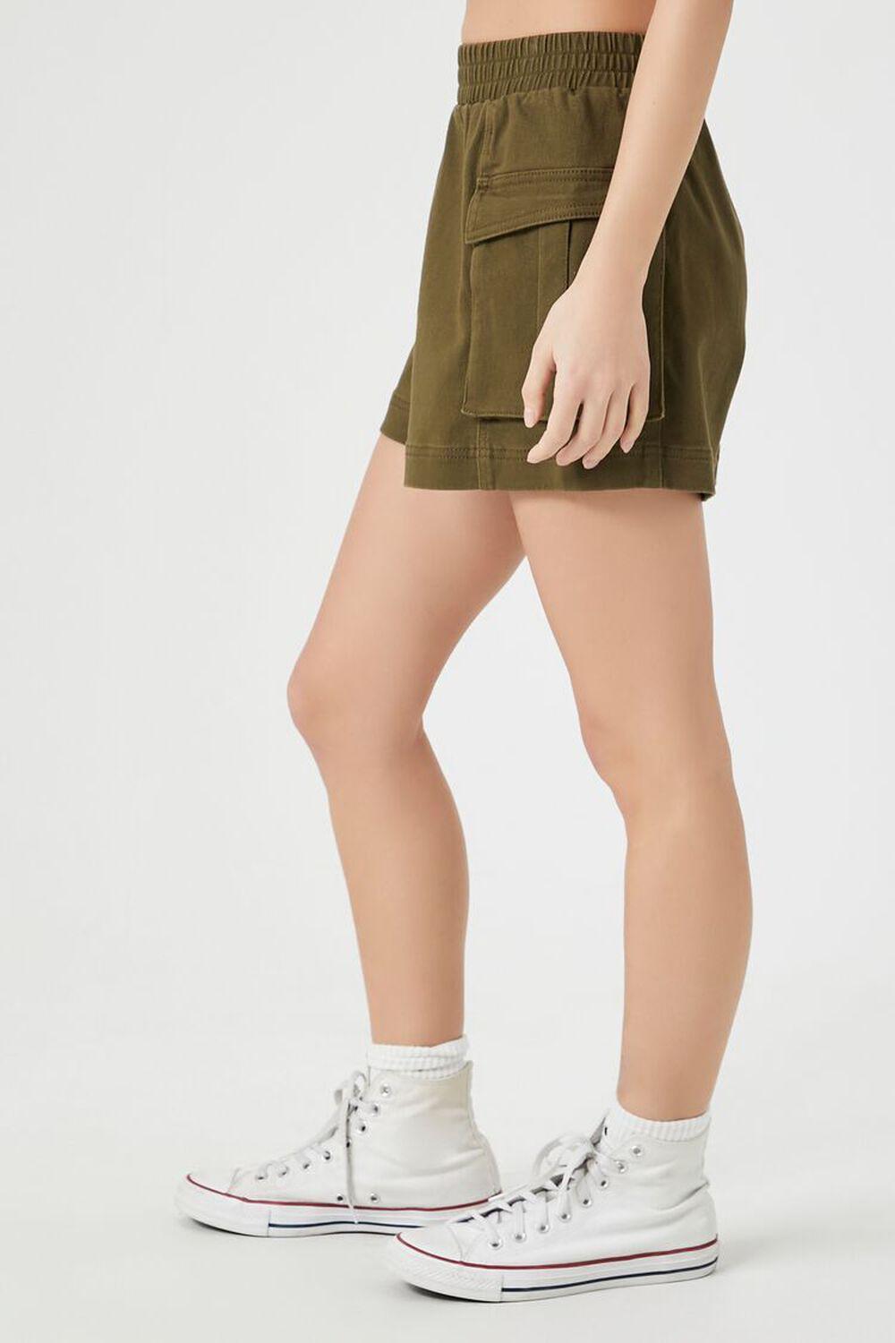 Twill Cargo Shorts | Forever 21 Product Image