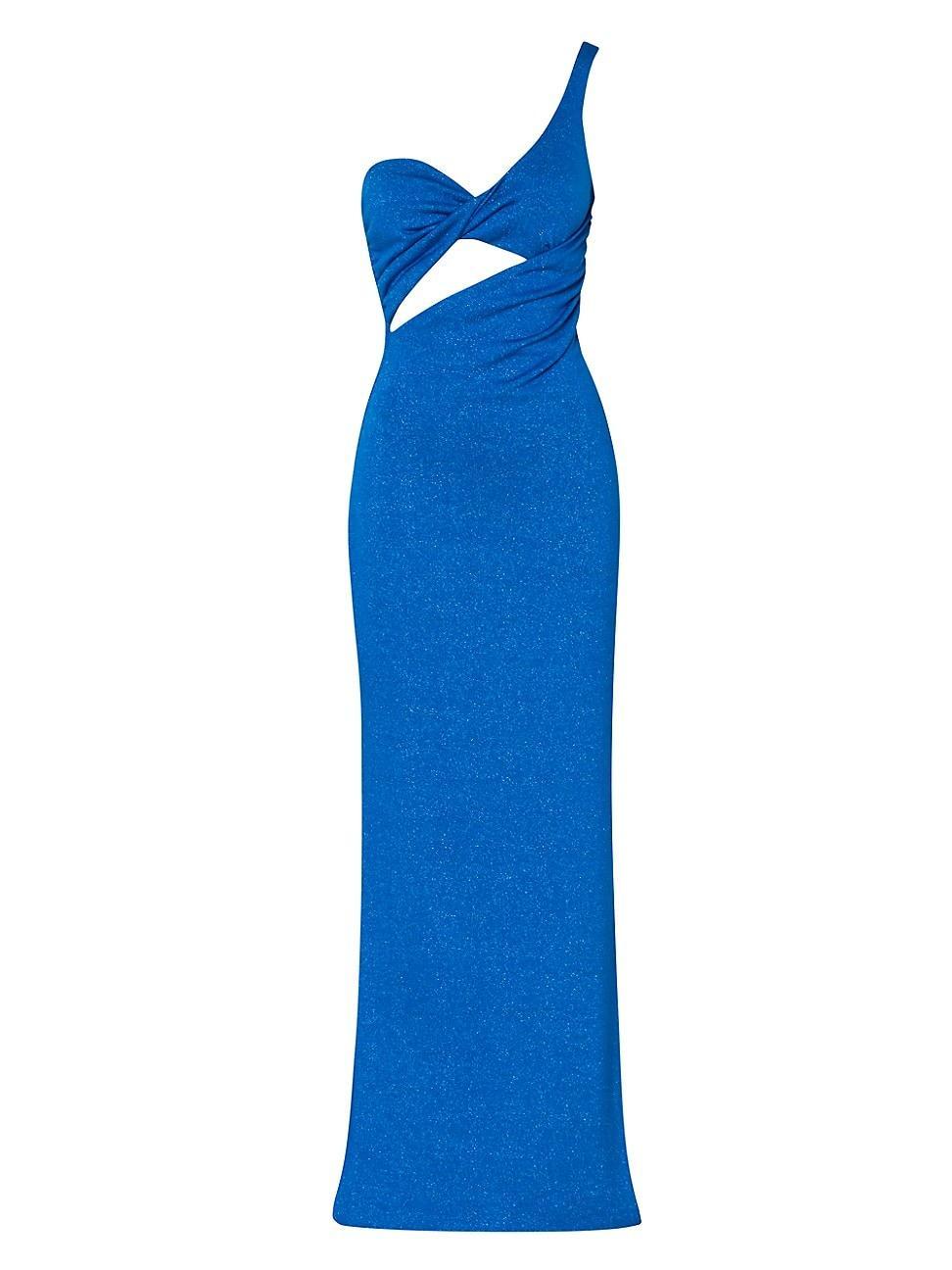 Womens Sarakiniko Arrecife One-Shoulder Maxi Dress Product Image