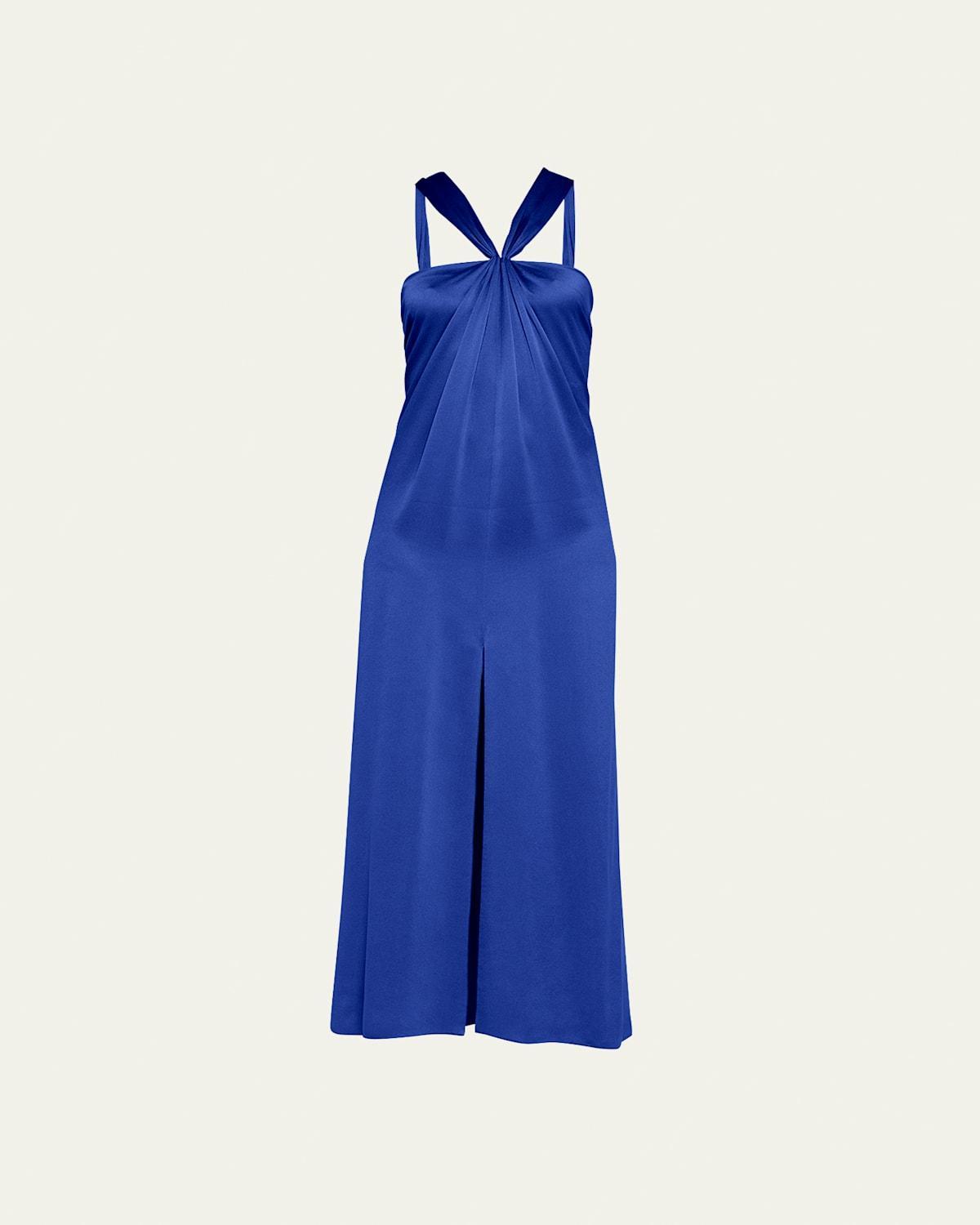 Womens Silk Halterneck Gown Product Image