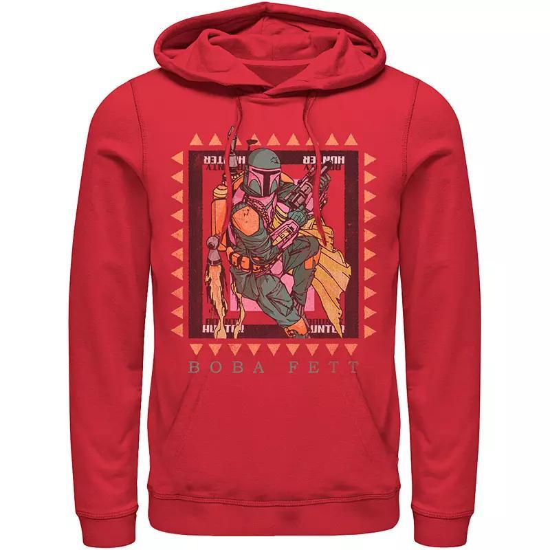 Mens Star Wars Boba Fett Stamp Hoodie Product Image