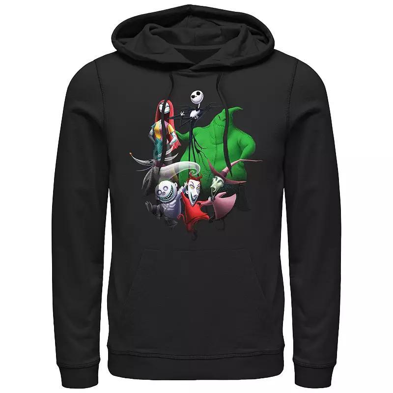 Disneys The Nightmare Before Christmas Group Shot Mens Graphic Hoodie Product Image