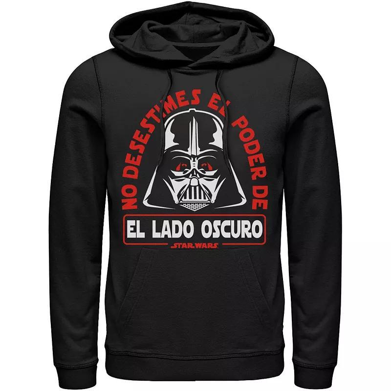 Mens Star Wars No Desestimes El Poder Poder De El Lad Oscuro Hoodie product image