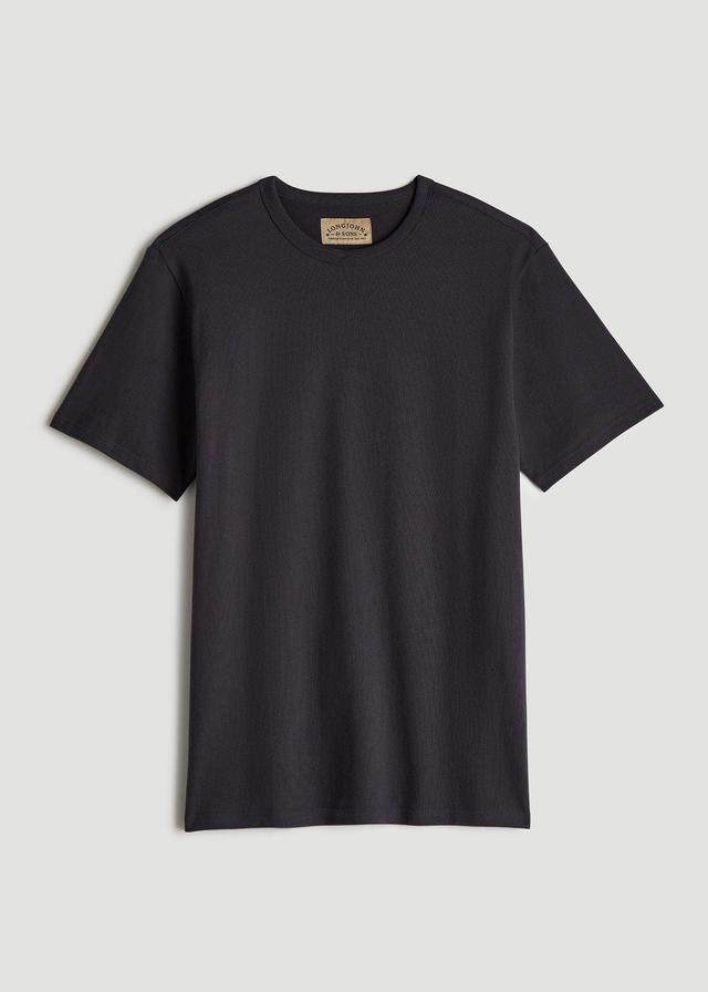 LJ&S Heavyweight RELAXED-FIT Tall Tee in Vintage Black Product Image