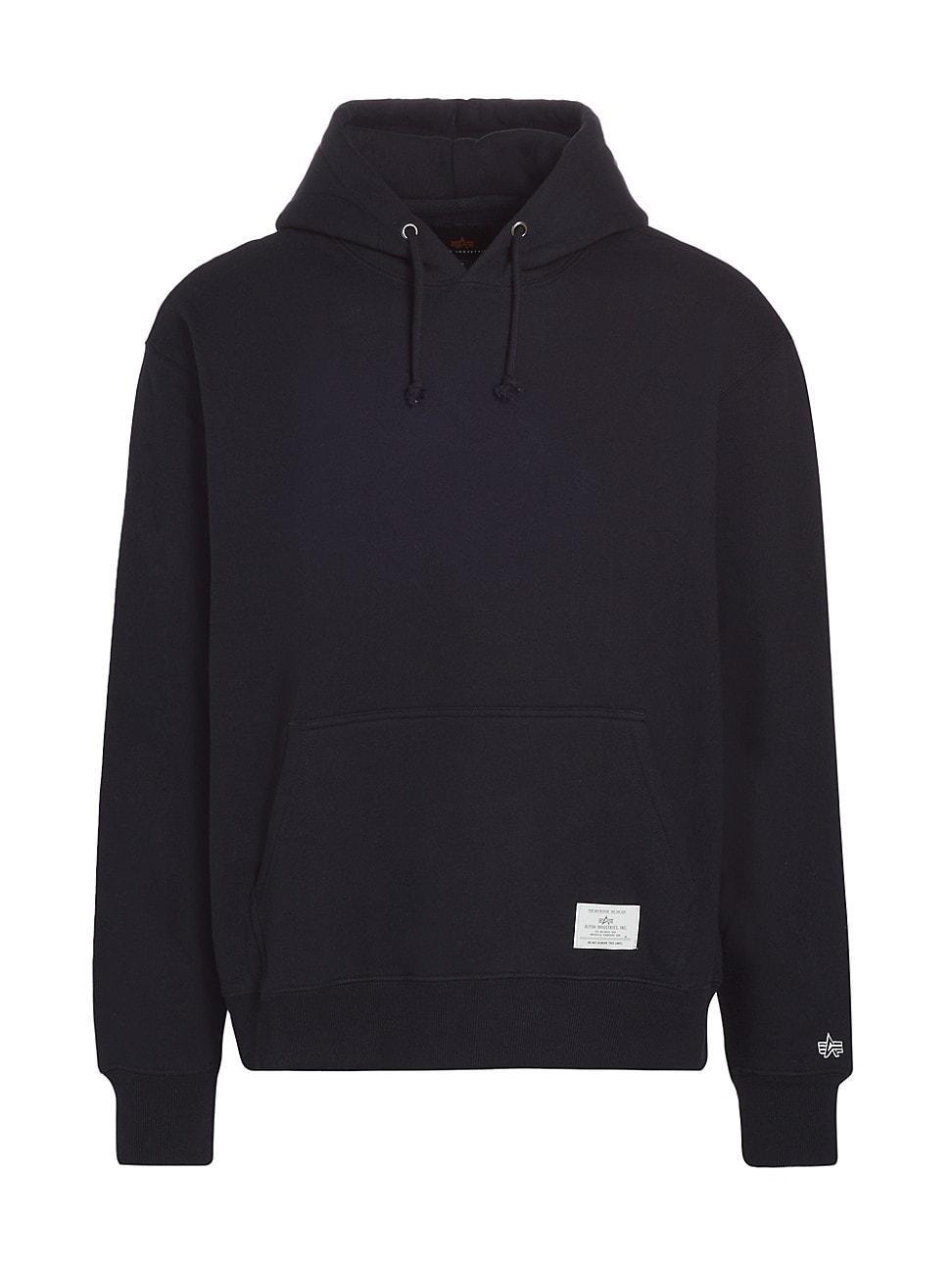 Mens Essentials Long-Sleeve Hoodie Product Image