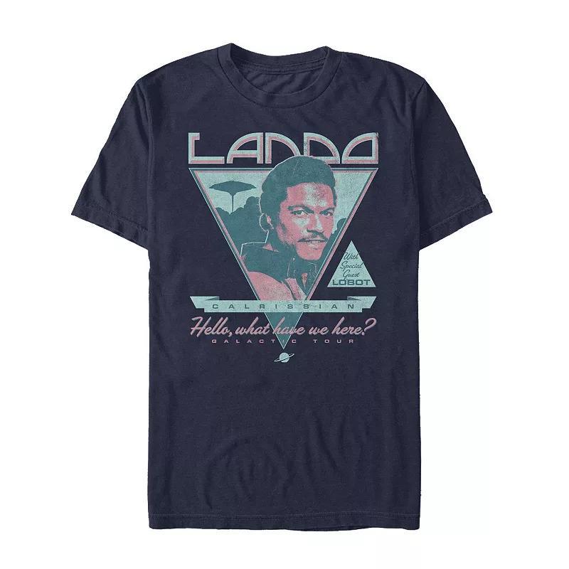 Mens Star Wars Lando Galactic Tour Tee Blue Product Image