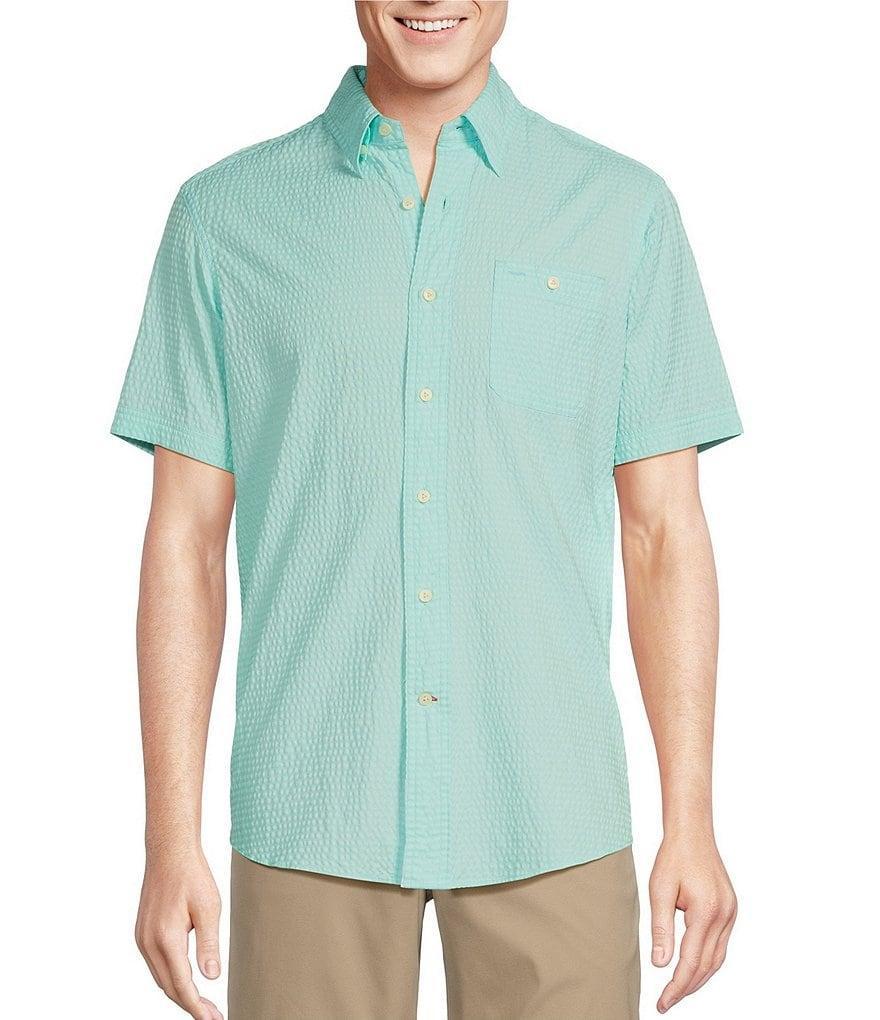 Cremieux Blue Label Performance Stretch Seersucker Short Sleeve Woven Shirt Product Image