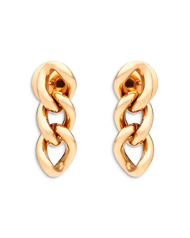 Womens Catene 18K Rose Gold Chain Link Earrings Product Image