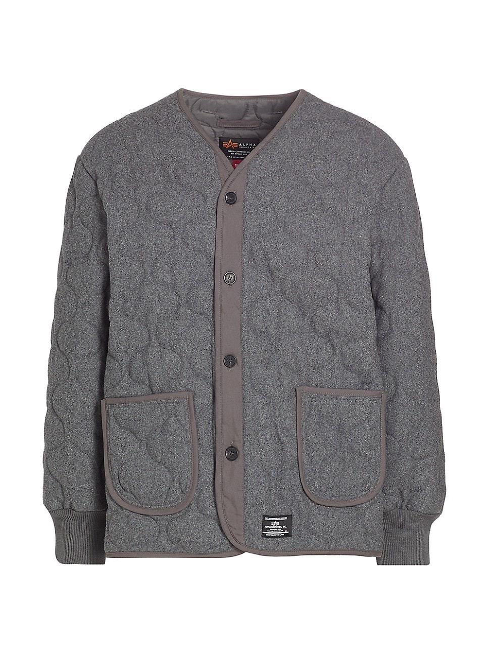 Mens ALS/92 Liner Quilted Wool Bomber Jacket Product Image