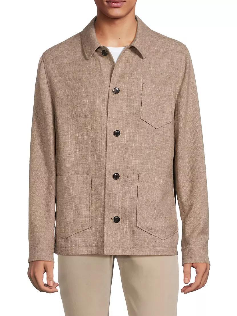 Cart Wool-Blend Shirt Jacket Product Image