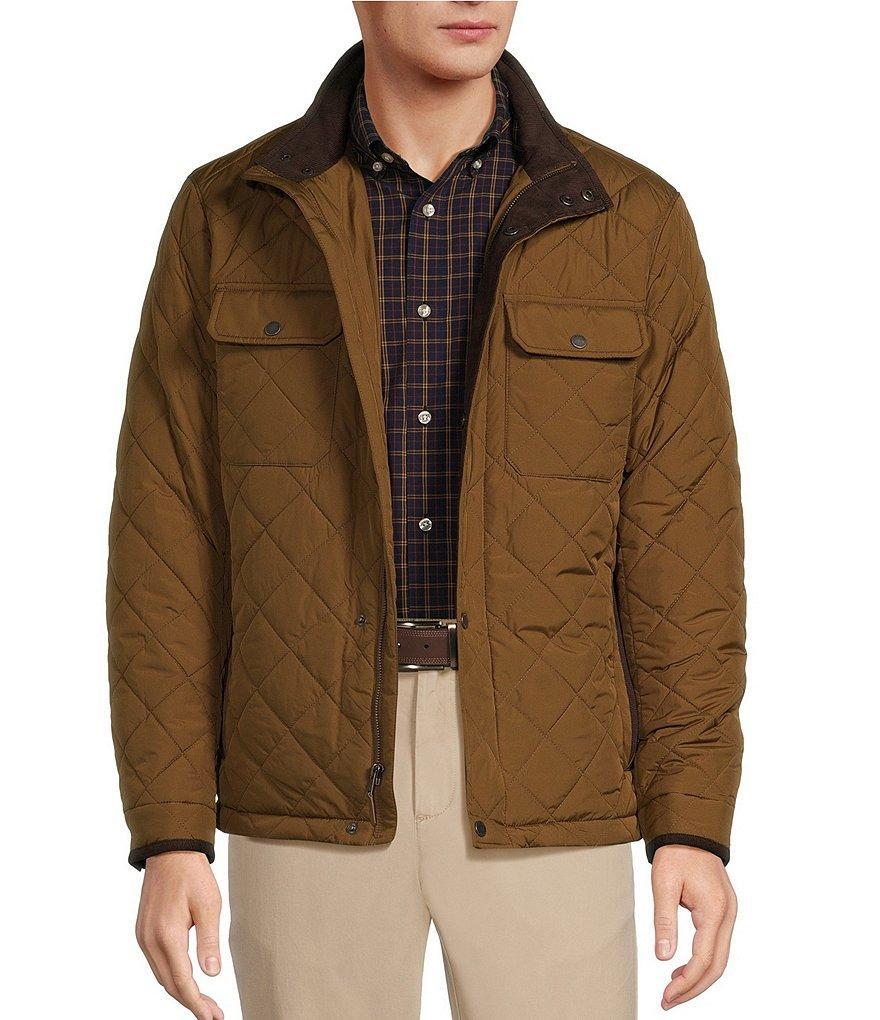 Roundtree & Yorke Diamond Quilted Pattern Jacket Product Image