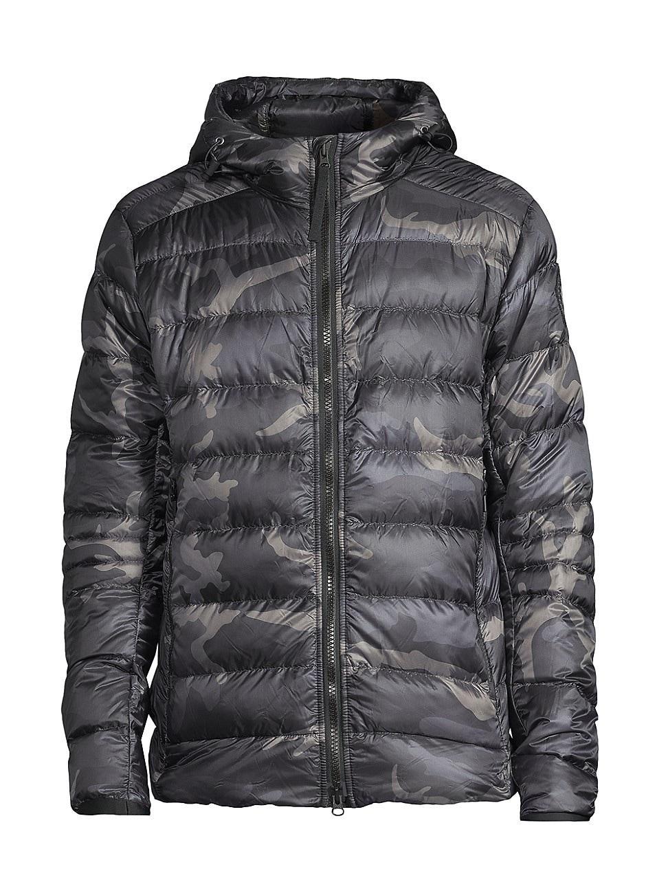 Mens Crofton Camouflage Hooded Down Jacket Product Image