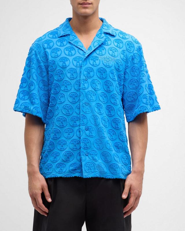 Mens Monogram Toweling Camp Shirt Product Image