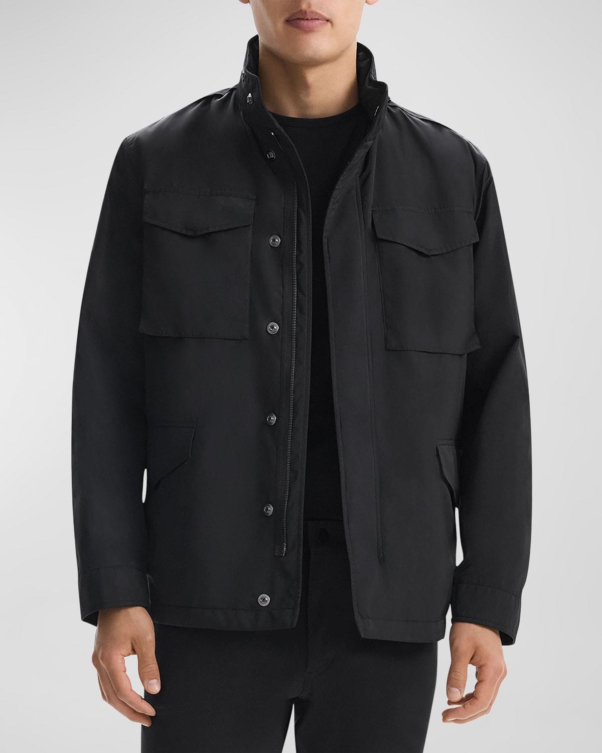 Men's Sleek Nylon Field Jacket Product Image