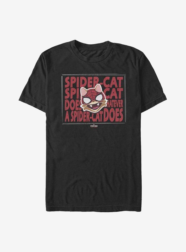 Marvel Spider-Man Whatever Spider Cat T-Shirt Product Image