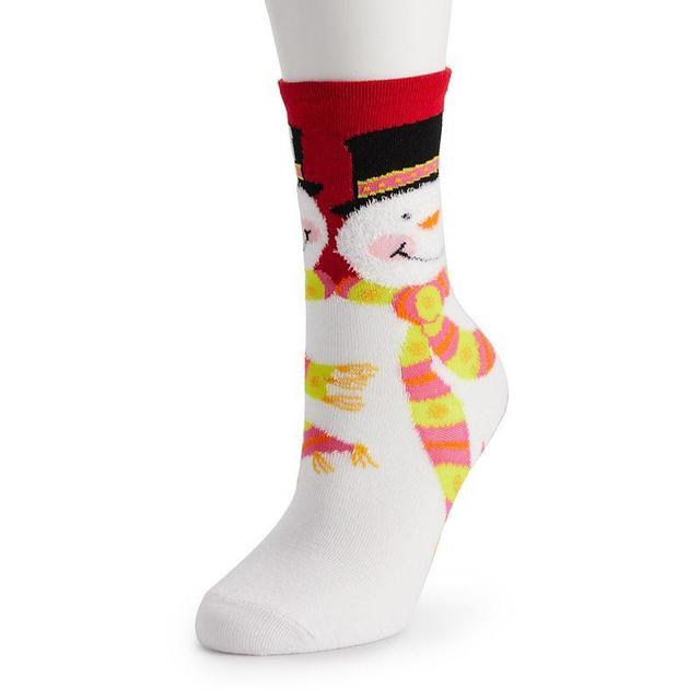 Womens Holiday Crew Socks Product Image