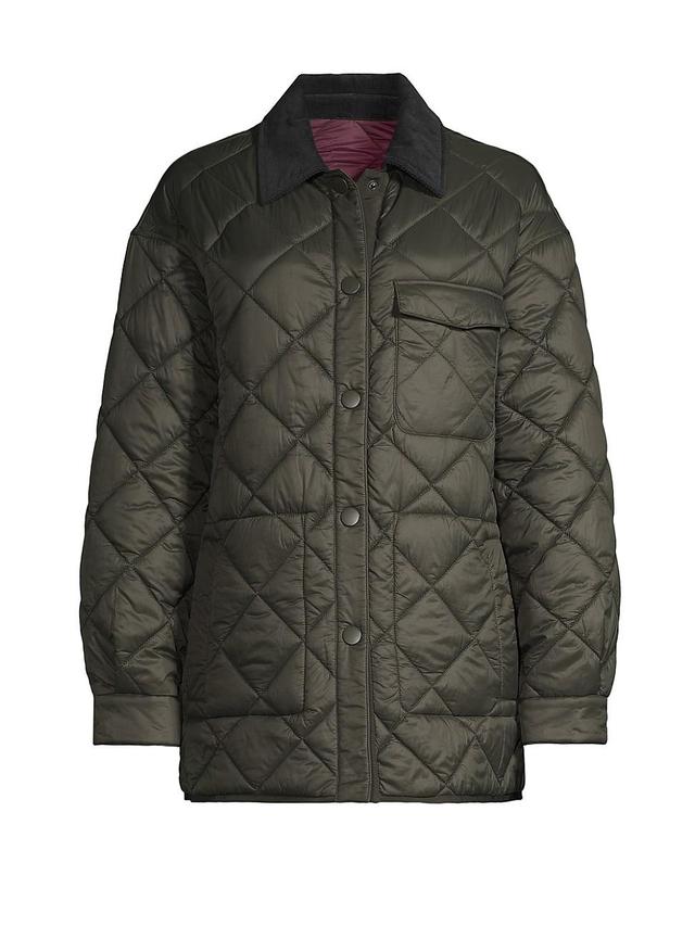 Womens Reversible Quilted Jacket Product Image