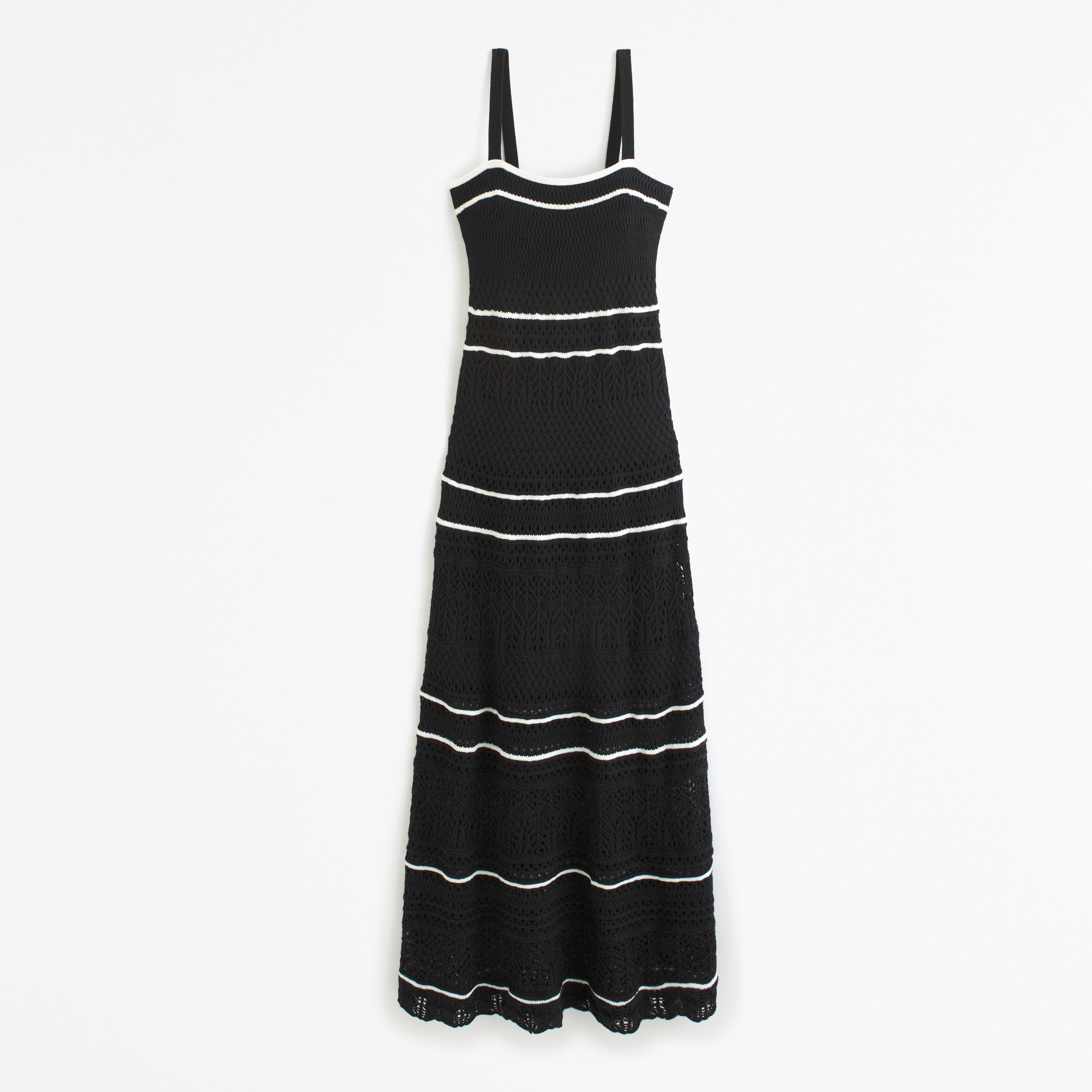 Crochet-Style Maxi Dress Product Image