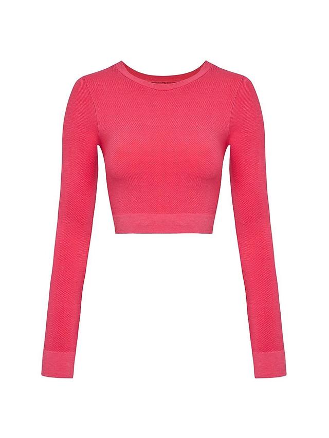 Womens Soft Ribbed Crop Top Product Image