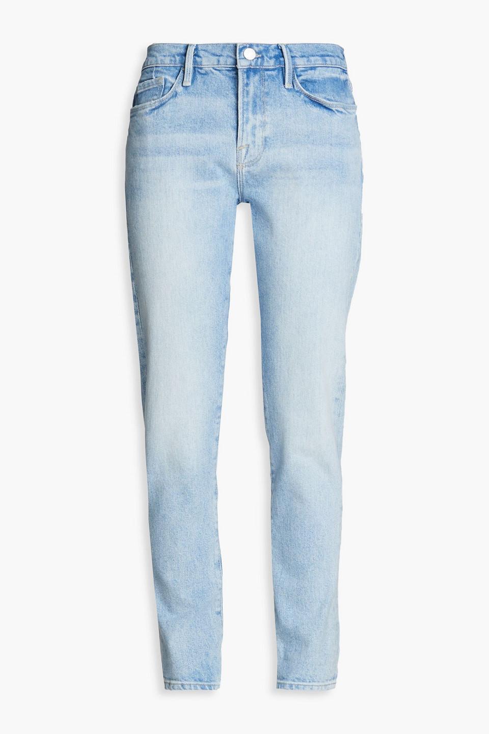 Le Garcon Mid-rise Slim-leg Jeans In Light Denim product image