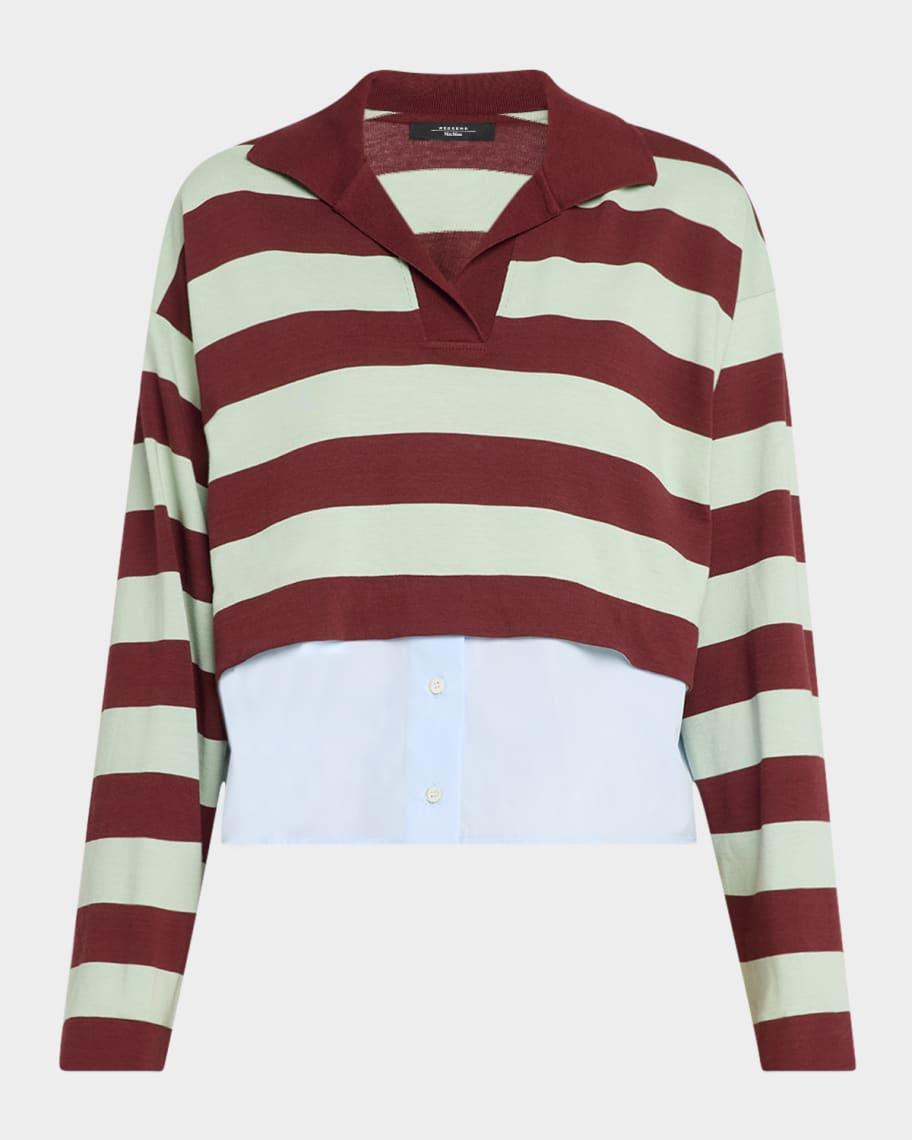 Halle Stripe Layered Top Product Image