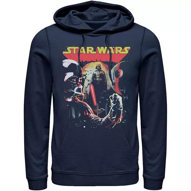 Mens Star Wars Darth Vader Collage Of Views Hoodie Grey Heather Product Image